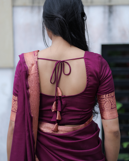 Silk georgette Half sari EC060