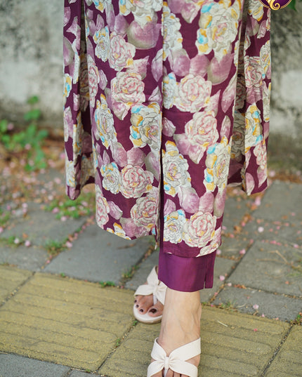 EC131 – Floral Jaipur Cotton Kurti Set – Effortless Everyday Elegance 🌸
