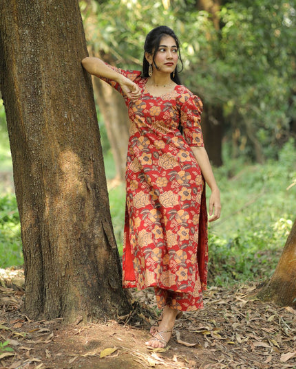 Cotton Printed Co-ord Set -EC100