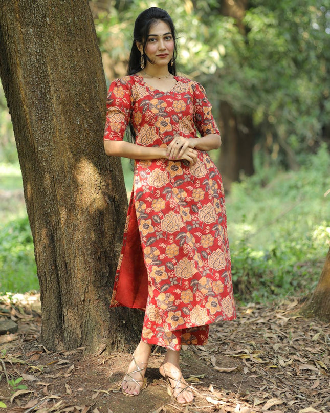 Cotton Printed Co-ord Set -EC100