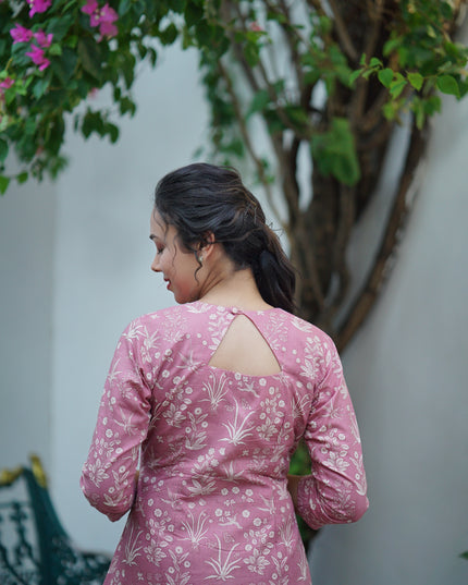 EC129 — Rose Pink Jaipur Cotton Set – Summer Grace 🌸
