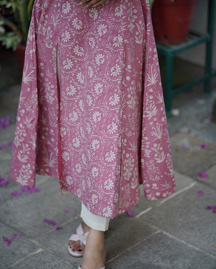 EC129 — Rose Pink Jaipur Cotton Set – Summer Grace 🌸